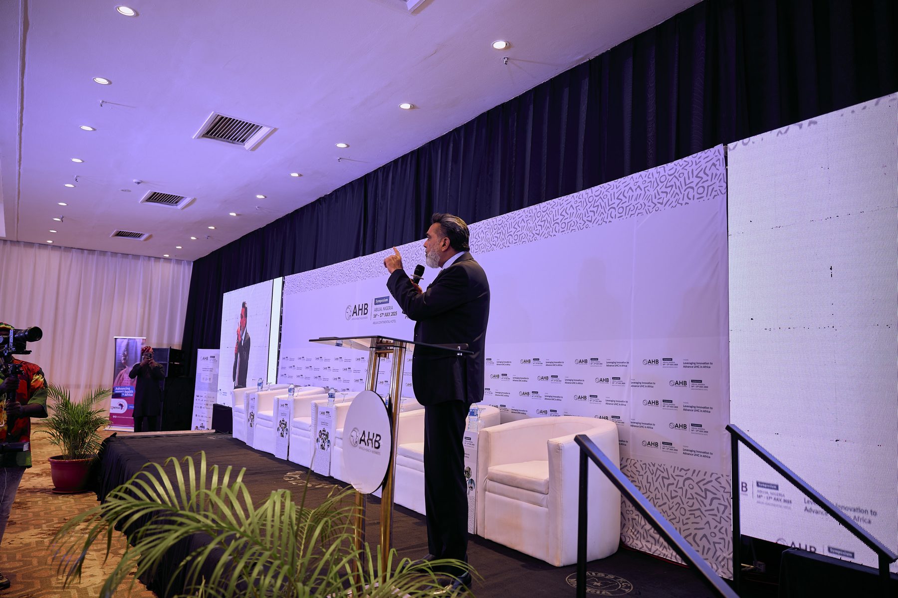 Address from the main stage at the Africa Health Business Symposium 2025, Abuja Continental Hotel