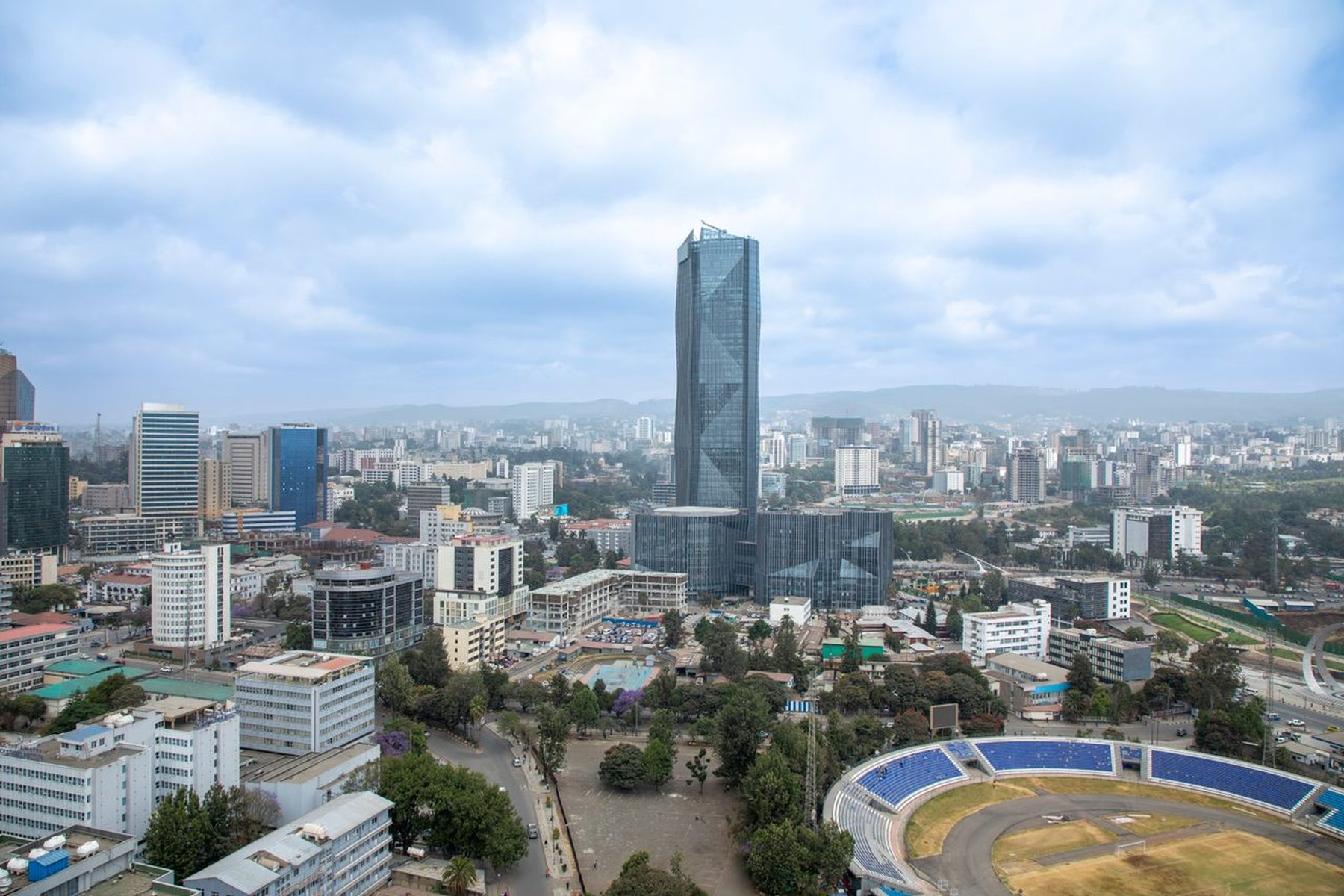 The Addis Ababa skyline, host city of the Africa Health Business Symposium 2027